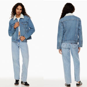 Levi’s Ex Boyfriend Sherpa Denim Jacket - XS